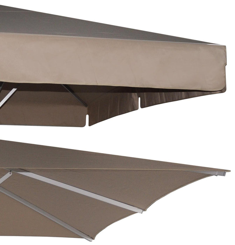 May Parasols 13’ 1″ x 16’ 5″ Schattello Rectangular Umbrella-Patio Pelican