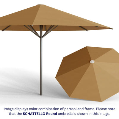 May Parasols 16’ 5″ Schattello Square Umbrella-Patio Pelican