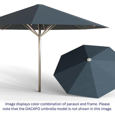 May Parasols 9' 10" Dacapo Round Umbrella-Patio Pelican