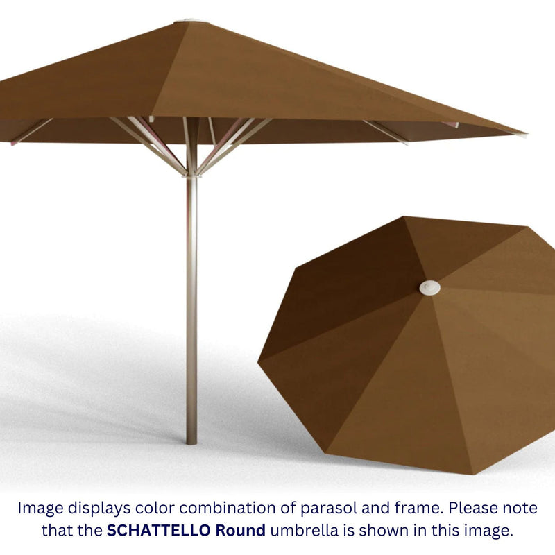 May Parasols 9’ 10” x 13’ 1″ Schattello Rectangular Umbrella-Patio Pelican