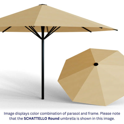 May Parasols 9’ 10” x 13’ 1″ Schattello Rectangular Umbrella-Patio Pelican