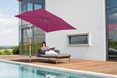 May Parasols Mezzo Rectangular Umbrella-Patio Pelican