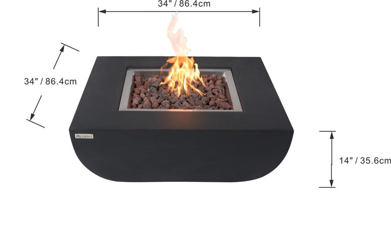 Modeno Aurora Fire Table-Patio Pelican