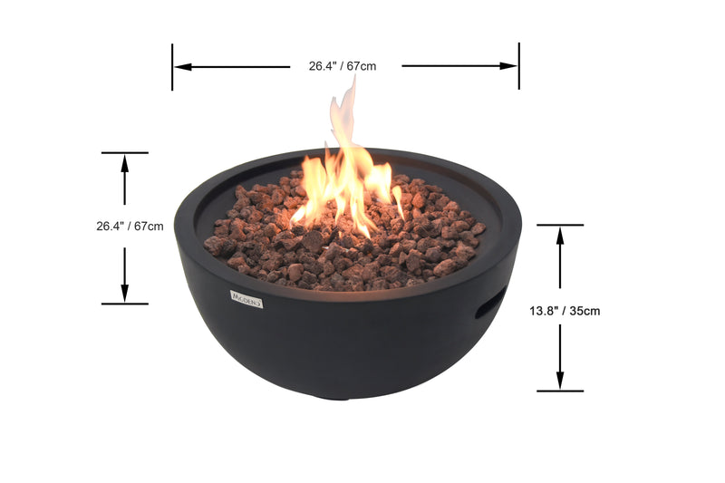 Modeno Jefferson Fire Bowl-Patio Pelican