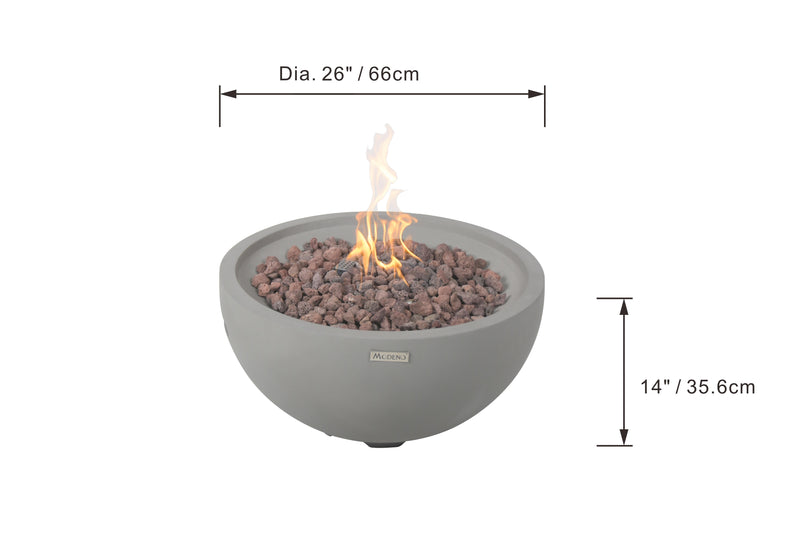 Modeno Nantucket Fire Bowl-Patio Pelican