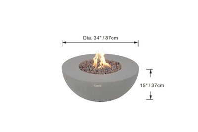 Modeno Roca Fire Table-Patio Pelican