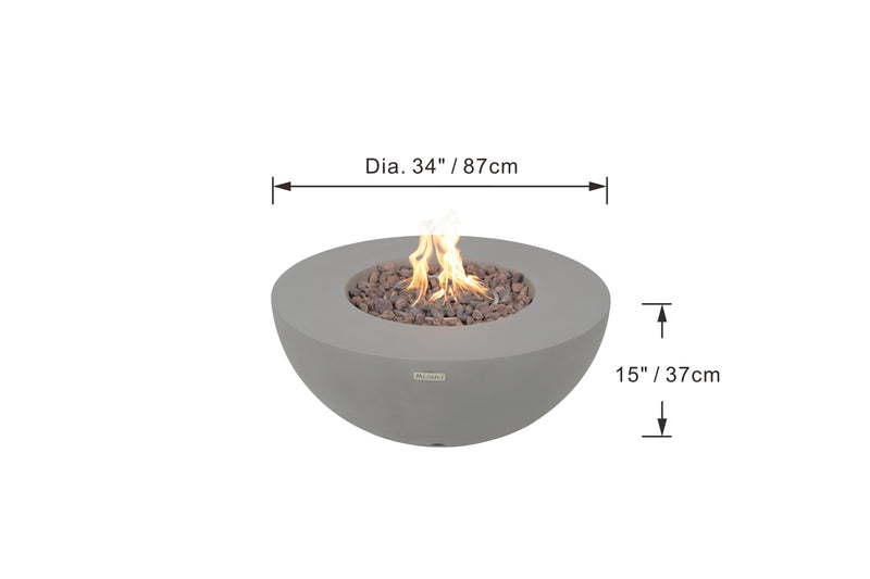 Modeno Roca Fire Table-Patio Pelican