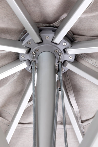 Pacific Center Pole Square Umbrella - Woodline Shade Solutions-Patio Pelican