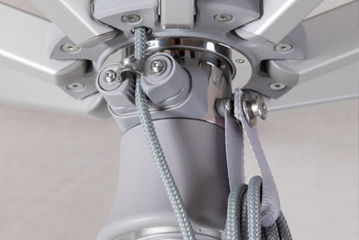 Pacific Center Pole Square Umbrella - Woodline Shade Solutions-Patio Pelican