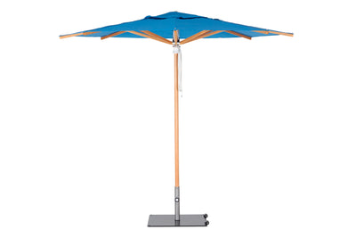 Pacific Center Pole Square Umbrella - Woodline Shade Solutions-Patio Pelican