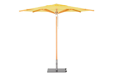 Pacific Center Pole Square Umbrella - Woodline Shade Solutions-Patio Pelican