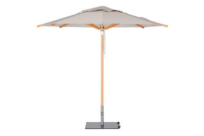 Pacific Center Pole Square Umbrella - Woodline Shade Solutions-Patio Pelican
