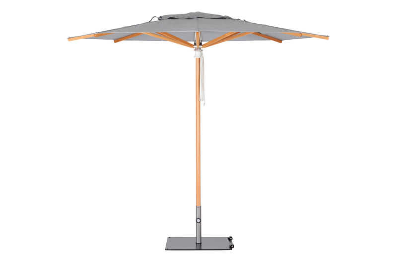 Pacific Center Pole Square Umbrella - Woodline Shade Solutions-Patio Pelican