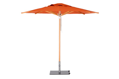 Pacific Center Pole Square Umbrella - Woodline Shade Solutions-Patio Pelican