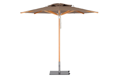 Pacific Center Pole Round Umbrella - Woodline Shade Solutions-Patio Pelican