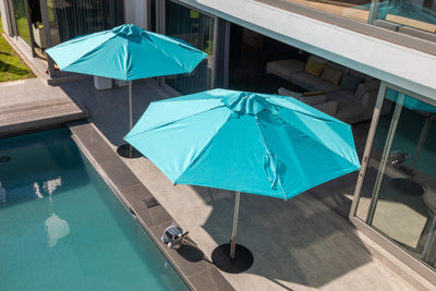 Pacific Center Pole Round Umbrella - Woodline Shade Solutions-Patio Pelican