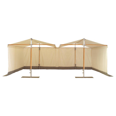 Papillon Dual Post Patio Umbrella - Woodline Shade Solutions-Patio Pelican