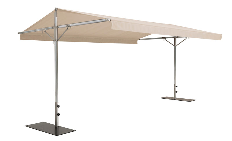 Papillon Dual Post Patio Umbrella - Woodline Shade Solutions-Patio Pelican