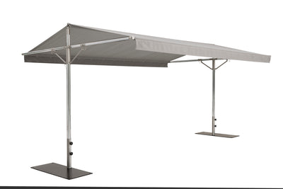 Papillon Dual Post Patio Umbrella - Woodline Shade Solutions-Patio Pelican