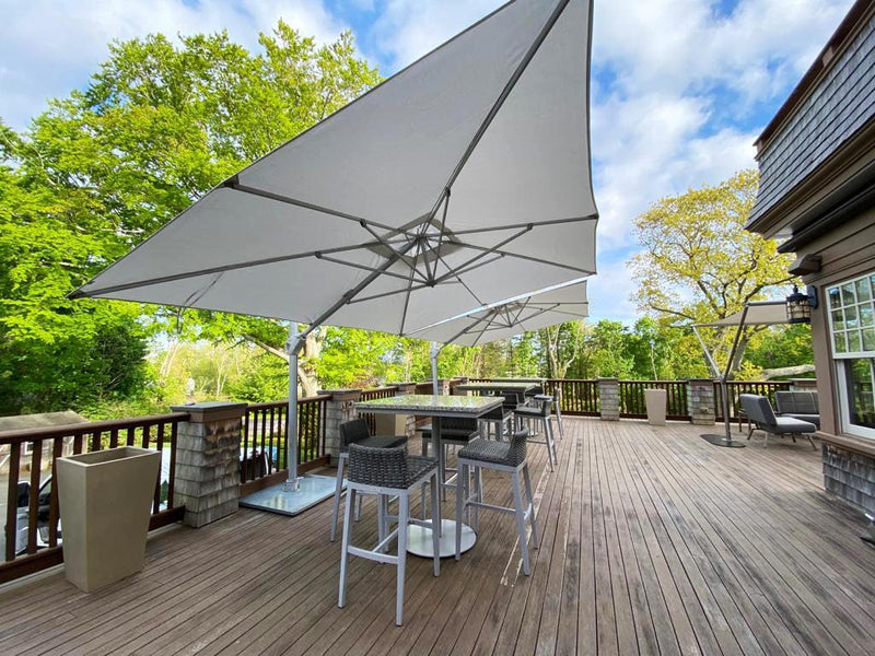 Pavone Cantilever Patio Umbrella - Woodline Shade Solutions-Patio Pelican