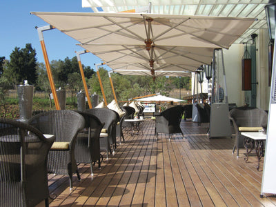 Pendulum Cantilever Patio Umbrella - Woodline Shade Solutions-Patio Pelican