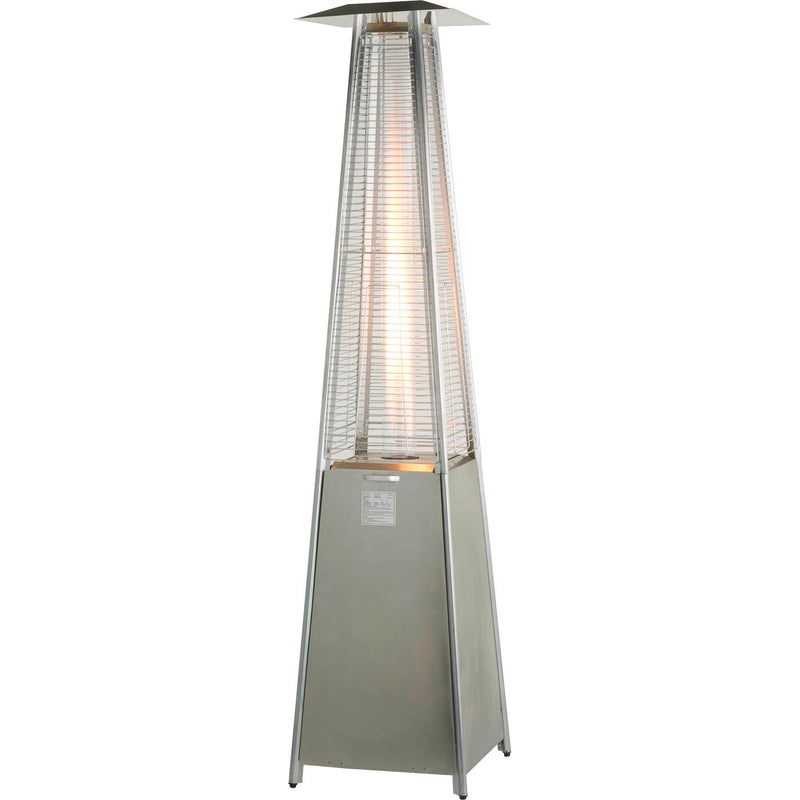 RADtec 89" Tower Flame Propane Patio Heater - Stainless Steel-Patio Pelican