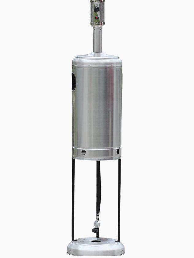RADtec 96" Real Flame Natural Gas Patio Heater - Stainless Steel-Patio Pelican