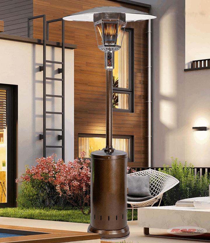 Gas Patio Centro Patio Heater Alva Short-Stand Firepit Patio Gas