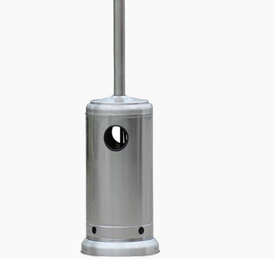 RADtec 96" Real Flame Propane Patio Heater - Stainless Steel-Patio Pelican