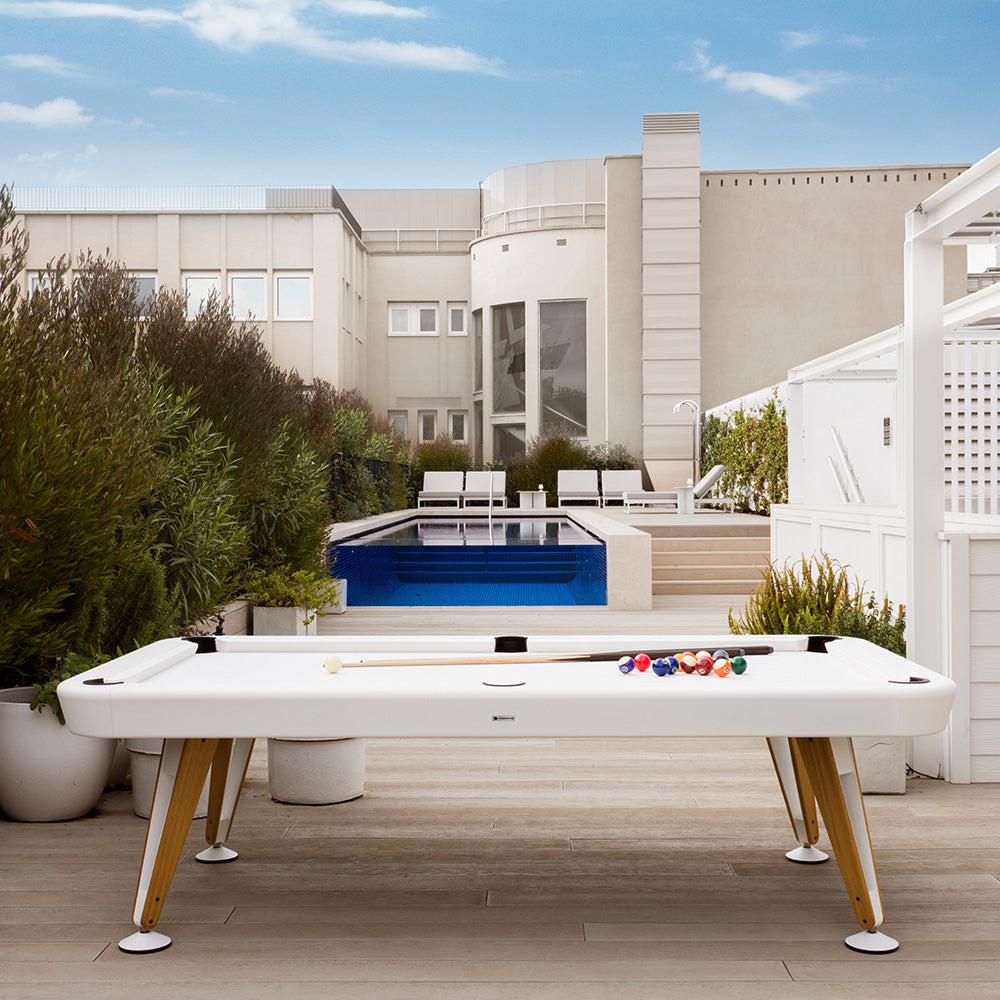 RS Barcelona Outdoor Diagonal Pool Table – Patio Pelican