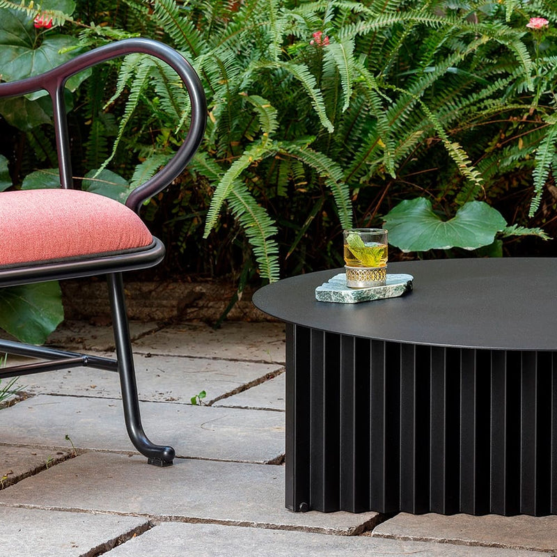 RS Barcelona Plec Round Side/Coffee Table - Large-Patio Pelican