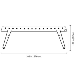 RS Barcelona RS Max Indoor/Outdoor Foosball Table-Patio Pelican