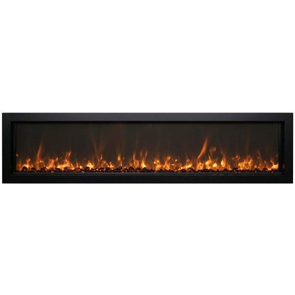 Remii 45" Extra Slim Built-In Indoor/Outdoor Electric Fireplace-Patio Pelican