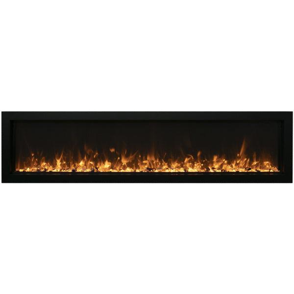 Remii 45" Extra Slim Built-In Indoor/Outdoor Electric Fireplace-Patio Pelican