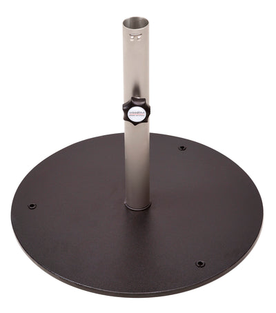 Round Metal Base - Woodline Shade Solutions-Patio Pelican