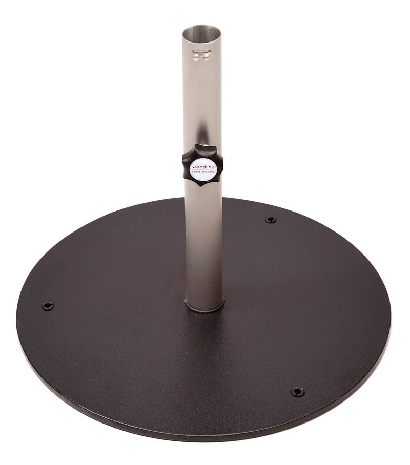 Round Metal Base - Woodline Shade Solutions-Patio Pelican