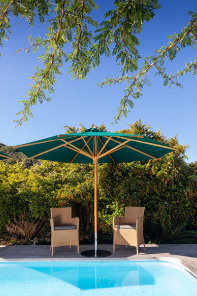 Safari Center Pole Patio Umbrella (1.9" Pole Ø) - Woodline Shade Solutions-Patio Pelican