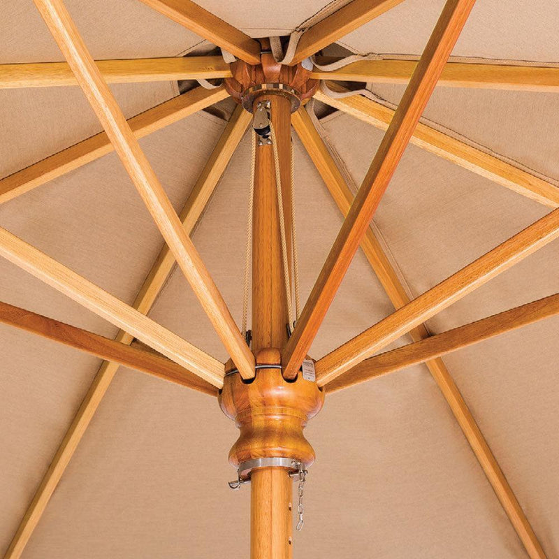 Safari Center Pole Patio Umbrella (1.9" Pole Ø) - Woodline Shade Solutions-Patio Pelican