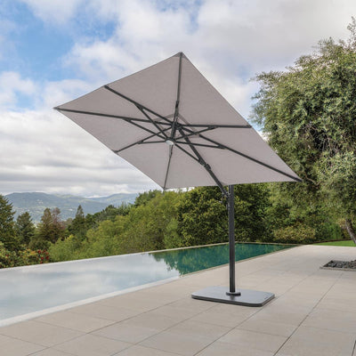 Shademaker Solaris 10' Octagon Sidepost Umbrella-Patio Pelican