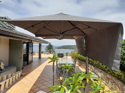 Shadowspec Serenity / Unity Drop Blinds-Patio Pelican