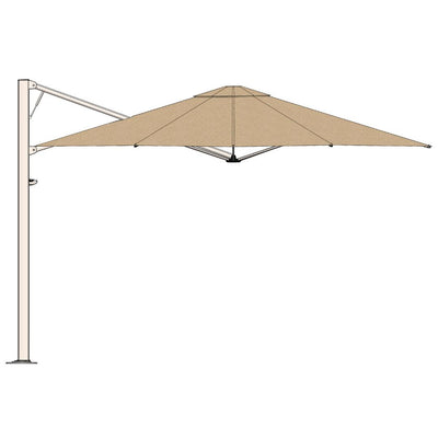 Shadowspec Serenity™ Rotating Cantilever Umbrella - Square 10'-Patio Pelican