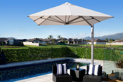 Shadowspec Serenity™ Rotating Cantilever Umbrella - Square 10'-Patio Pelican