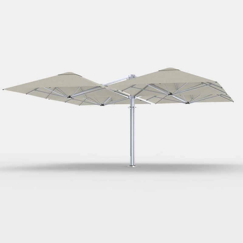 Shadowspec Unity Cantilever Umbrella - Square Quattro 10’-Patio Pelican