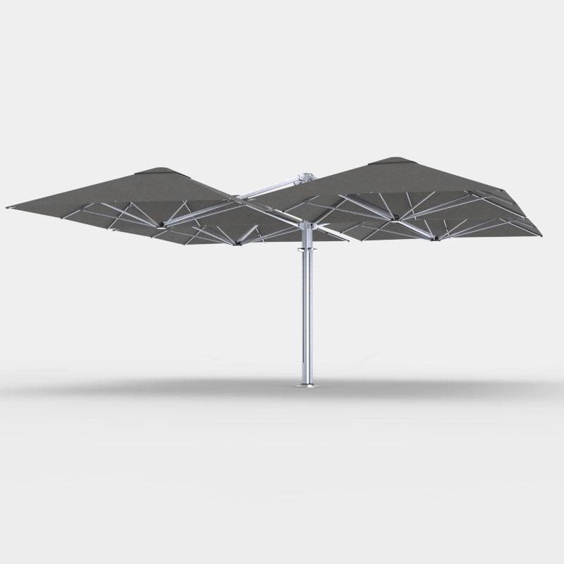 Shadowspec Unity Cantilever Umbrella - Square Quattro 10’-Patio Pelican