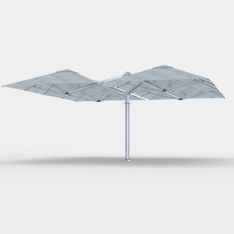 Shadowspec Unity Cantilever Umbrella - Square Quattro 10’-Patio Pelican