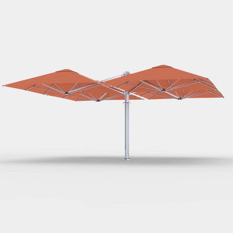 Shadowspec Unity Cantilever Umbrella - Square Quattro 10’-Patio Pelican
