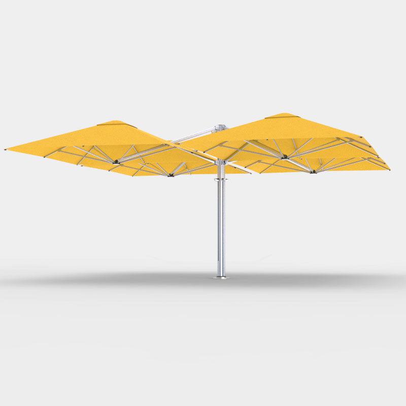 Shadowspec Unity Cantilever Umbrella - Square Quattro 10’-Patio Pelican