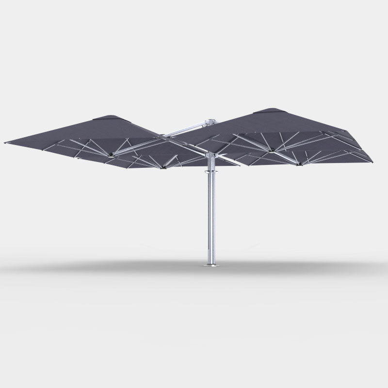 Shadowspec Unity Cantilever Umbrella - Square Quattro 10’-Patio Pelican
