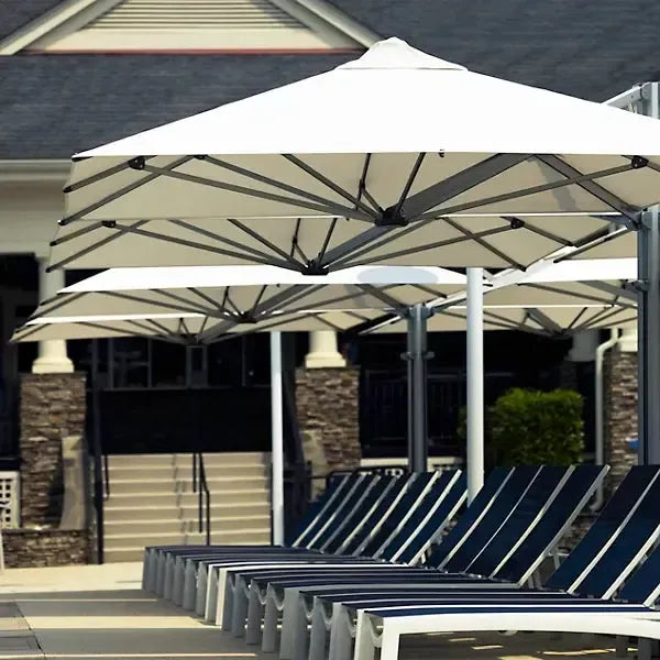 Shadowspec Unity Cantilever Umbrella - Square Quattro 10’-Patio Pelican