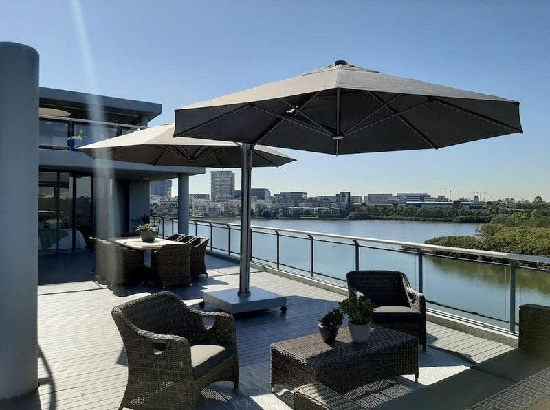 Shadowspec Unity™ Cantilever Umbrella - Octagon Duo 13’-Patio Pelican